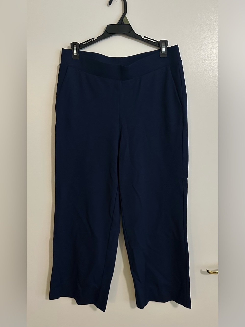 Women's Straight-Leg Pull-On Pants in Navy